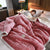 Luxury Thick Warm Pale Pink Fleece Blanket