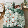 Cabbage Green Nordic Bedding Set