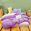 Purple and White Pastel Bedding Set