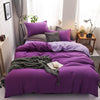 Violet and Mauve Reversible Bedding Set