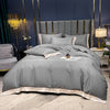 Dark Gray 100% Cotton Bedding Set