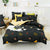 Heart Scandinavian Black Bedding Set