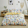 Floral White Scandinavian Bedding Set