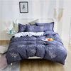 Dark Blue Scandinavian Bedding Set