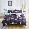 Cactus Black Scandinavian Bedding Set