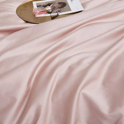 Light Brown 100% Cotton Plain Bedding Set