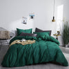 100% Cotton Plain Bedding Set Green