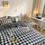 White And Black Plaid Bedding Set