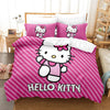 Hello Kitty Striped Duvet Cover