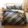 Harry Potter Yellow And Black Striped Duvet Cover