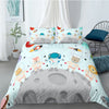 Astronaut Animals Duvet Cover