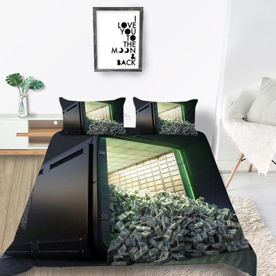 Silver Duvet Cover