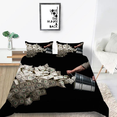 Silver Duvet Cover