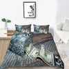 Silver Duvet Cover