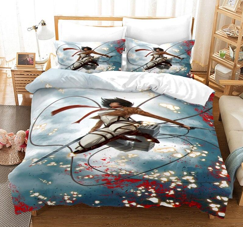 Attack On Titan 3D Gear Duvet Cover