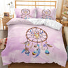 White And Pink Dream Catcher Duvet Cover