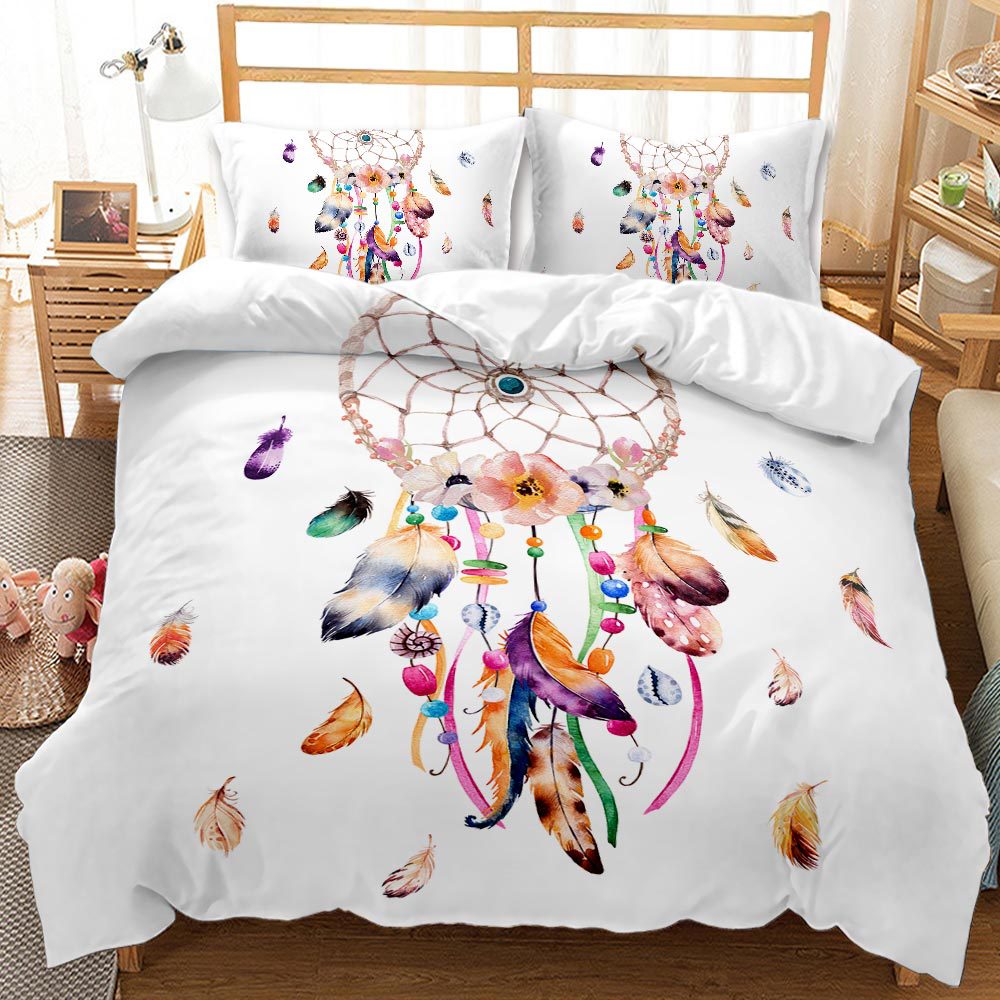 White Dream Catcher Duvet Cover