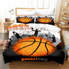 Black And White Basketball Duvet Cover