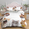 White Duvet Cover Animals