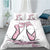 White Duvet Cover Pink Ballet Slippers