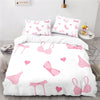 Pink Lingerie White Duvet Cover