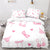 Pink Lingerie White Duvet Cover