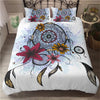 Dream Catcher White And Blue Duvet Cover