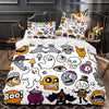 Children's Halloween White Duvet Cover