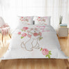 White Duvet Cover The Aristocats Marie And Roses