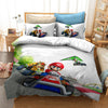 Mario Kart White Duvet Cover