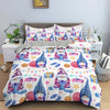 Santa Claus White Duvet Cover