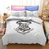 Hogwarts White Duvet Cover