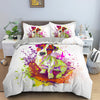 White Duvet Cover Russell Terrier Multicolored