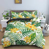 Tropical White Duvet Cover