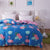 Flamingo Blue Duvet Cover