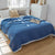 Blue Cotton Gauze Duvet Cover