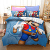 Mario Blue Duvet Cover