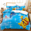 Winnie The Pooh Kite Blue Duvet Cover