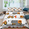 Trucks And Tractors Duvet Cover