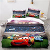 Duvet Cover Cars Lightning McQueen At The Stadium