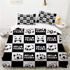 Cute Panda White And Black Duvet Cover Cases