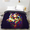 Multicolored Dog Duvet Cover