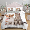 Puppy And Kitten Duvet Cover