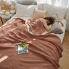 Chocolate Cotton Gauze Duvet Cover