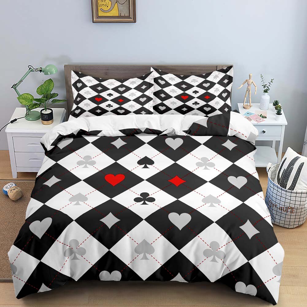 Poker Colors Duvet Cover