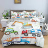 Construction Site Duvet Cover For Kids