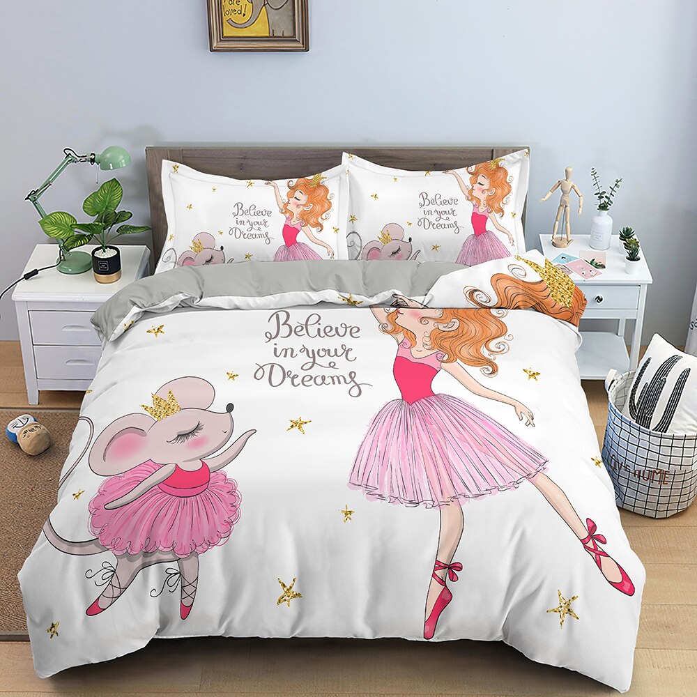 Dancer Duvet Cover Believe In Her Dreams