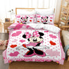 Minnie Mouse Duvet Cover With Pink Hearts