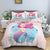 Pink And Blue Mermaid Duvet Cover