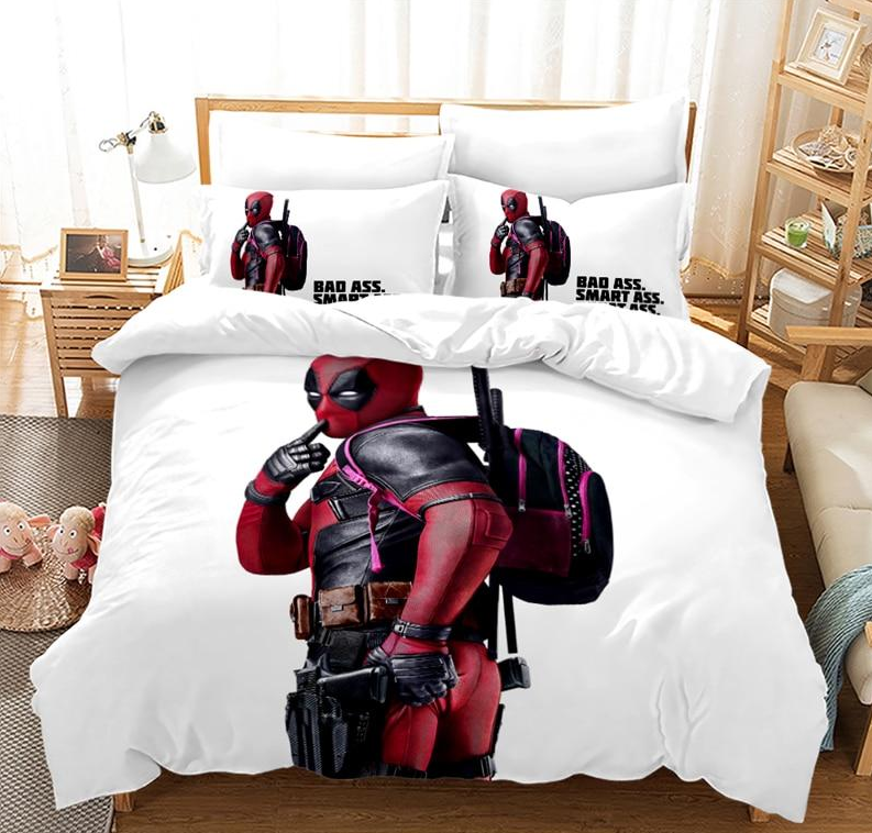 Deadpool Bad Ass Duvet Cover